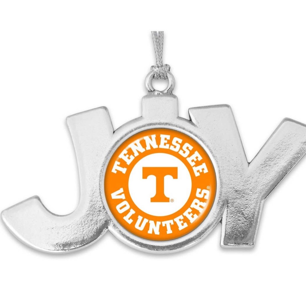 Tennessee Volunteers NCAA Joy Ornament with Round Logo